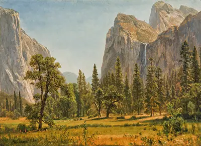Bridal Veil Falls, Yosemite Valley, California Albert Bierstadt